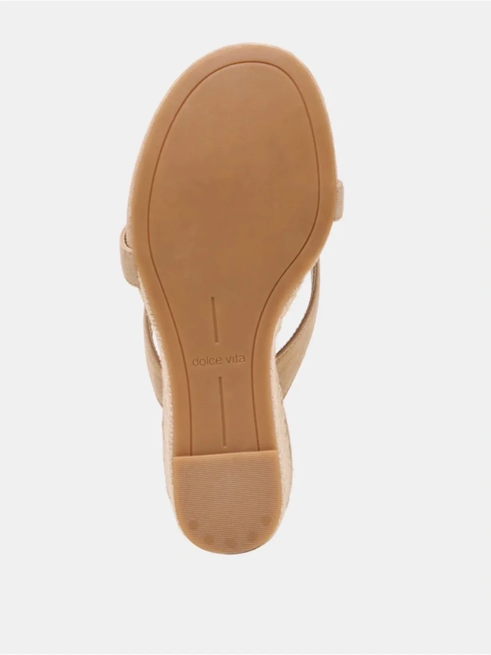 Dolce Vita Helan Espadrille Wedges in Camel Suede; Size 8 - Picture 9 of 16